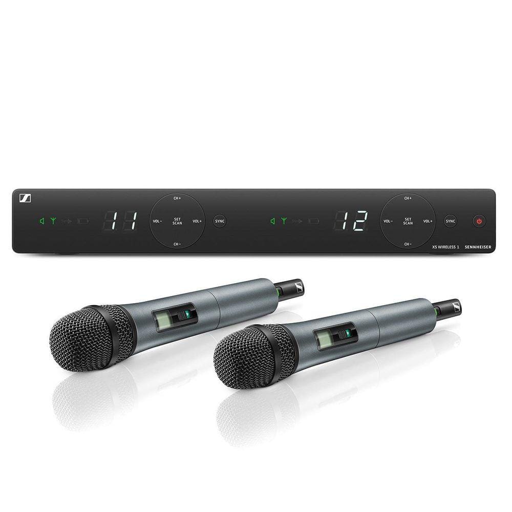 Microfone de mão duplo sem fio Sennheiser XSW 1-835 DUAL