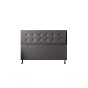 Cabeceira Paris 1,95 Cm Cama Box King Size Suede Cinza