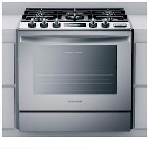 Fogão Brastemp 5 Bocas de Embutir Inox Forno Elétrico com Convecção e Meat Control