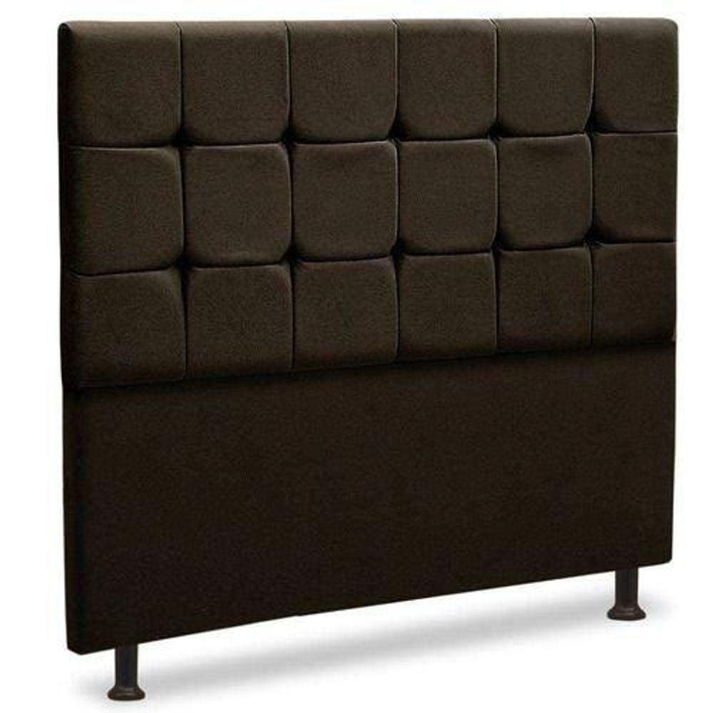 Cabeceira Luxo Sleep Malu Solteiro 90cm Marrom
