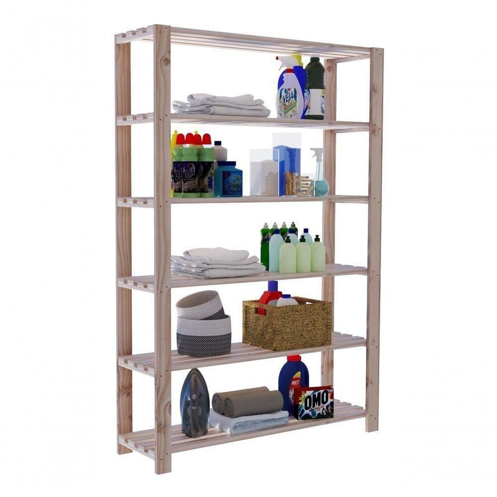 Armário De Lavanderia Retratil Madeira Pinus