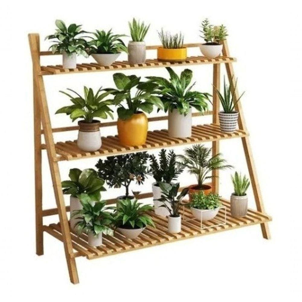 Organizadora De Calçados 3 Prateleiras Cor Natural 