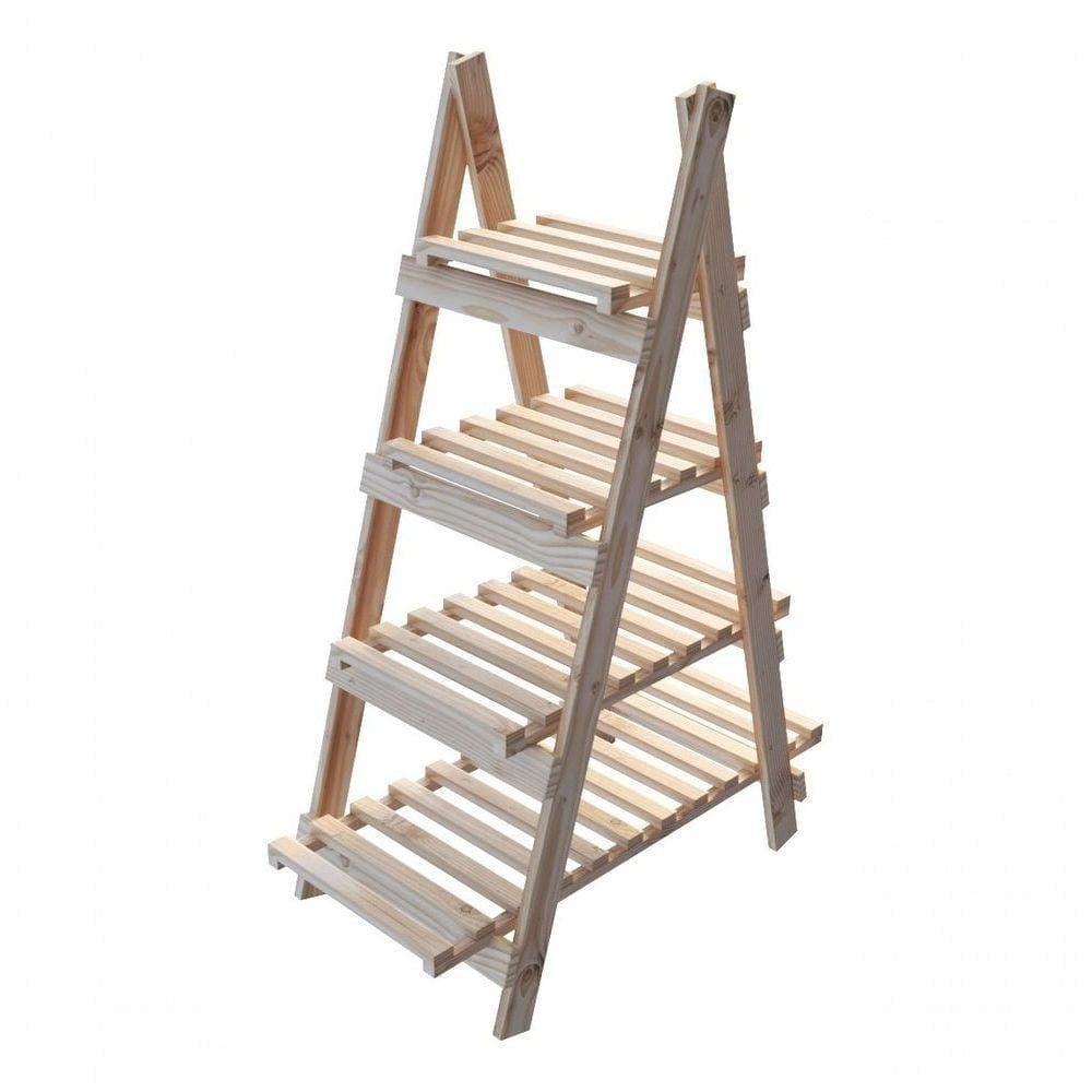 Organizador 4 Prateleiras Pinus