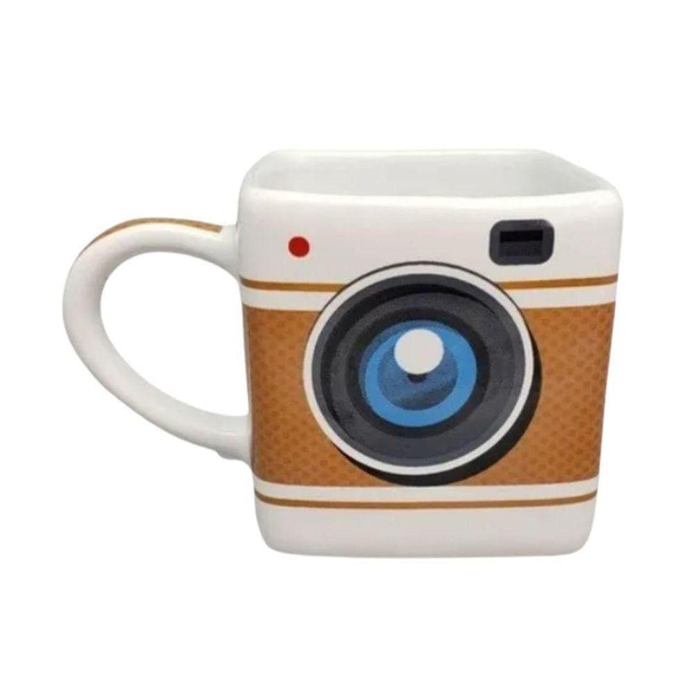 Caneca Instagram Quadrada Camera Fotografica 380Ml