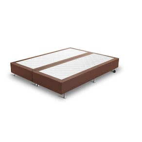 Base Box Queen Jacquard Liso 158x198x25cm Prorelax Marrom