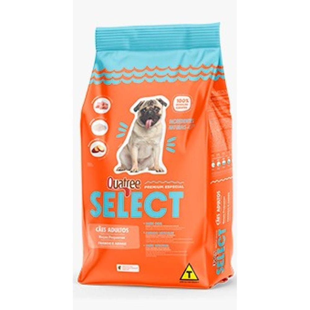 Ração Cachorros Adultos Raças Pequenas Quatree Select Rp
