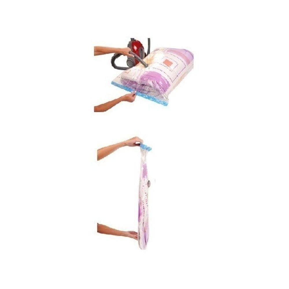 Saco A Vacuo Organizador Protetor Roupa Cobertor 60x80 Cm