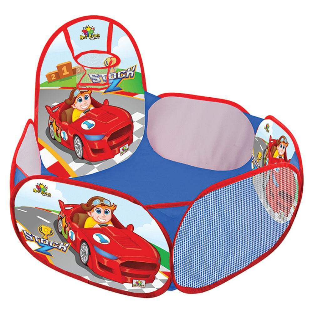 Piscina De Bolinhas Com Cesta Basquete Sotck Z Carros