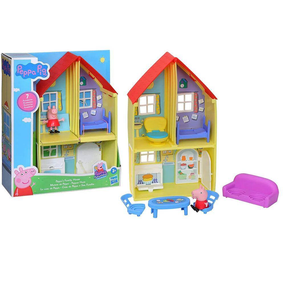 Сasa na árvore para brinquedos! História infantil com Peppa e George Pig 