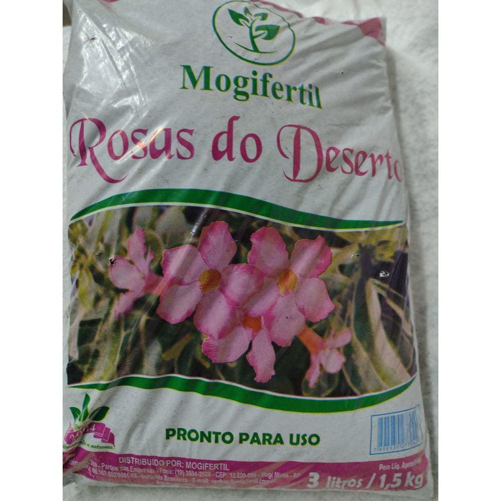 Substrato Para Rosa do Deserto 3 Litros