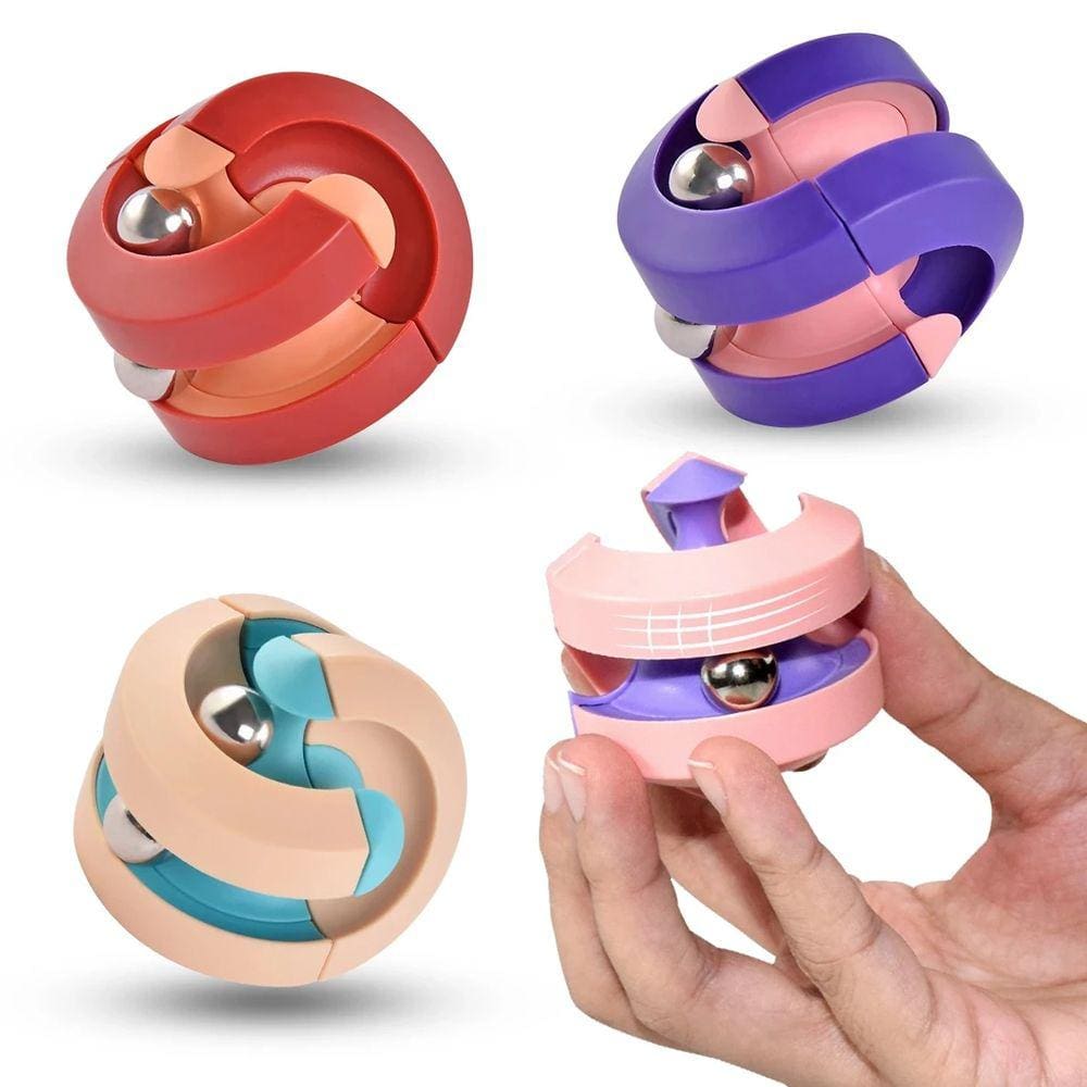 Bead Orbit Ball Cube Fidget Toy Bola Orbital de Gude Gira Spinner Cubo Labirinto Infinito 3D