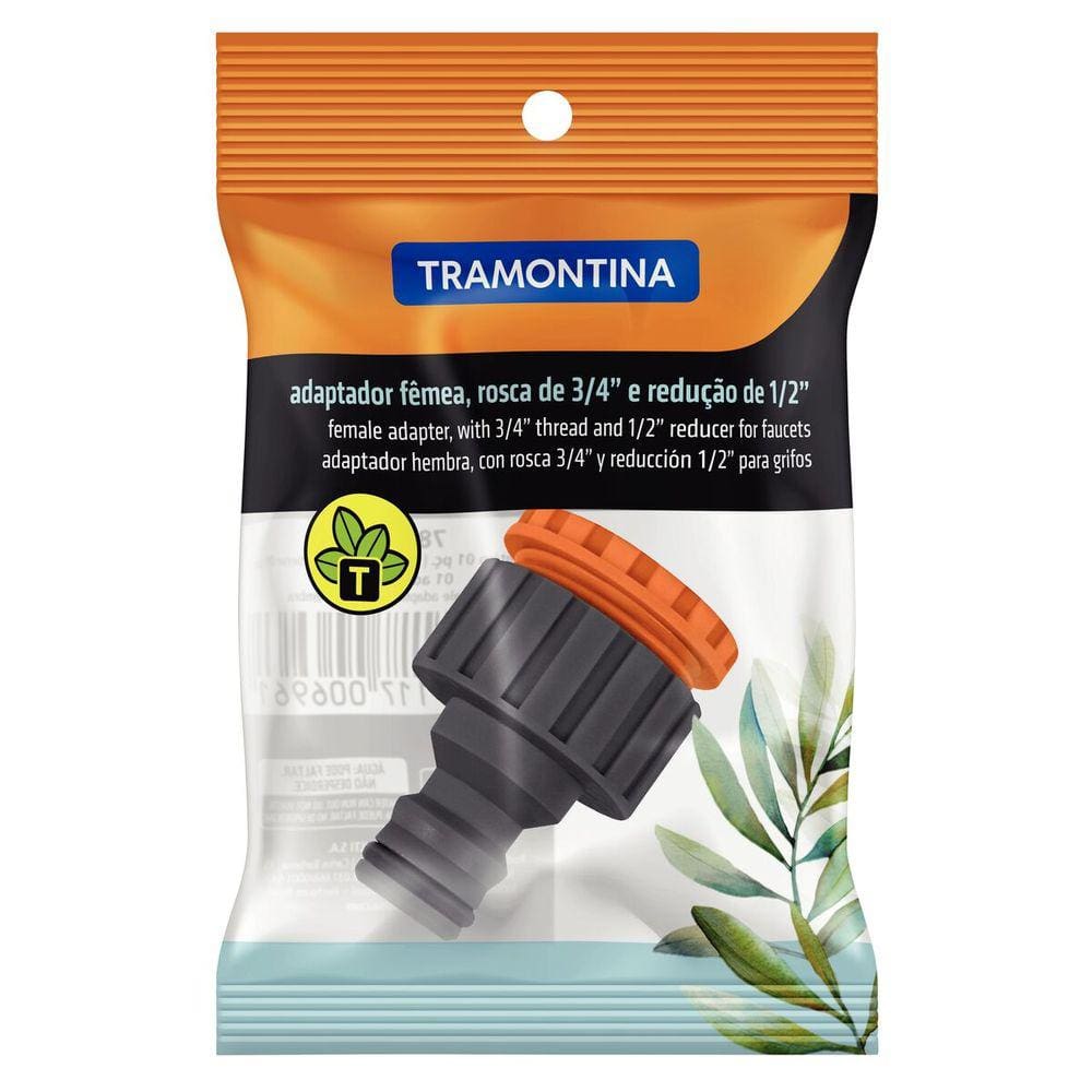 Adaptador Plástico Para Jardim Com Rosca 3/4 E Bucha Red 1/2 Tramontina
