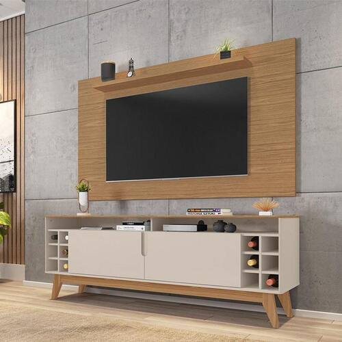 Ponto Rack Conjunto Sala Rack Wine Painel Esmeralda | Ponto