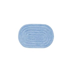 Tapete Kapazi Allegro 28ALLE04 40X60 Oval Azul