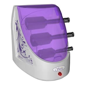 Higienizador De Escovas De Cabelo Shiva Branco/Roxo