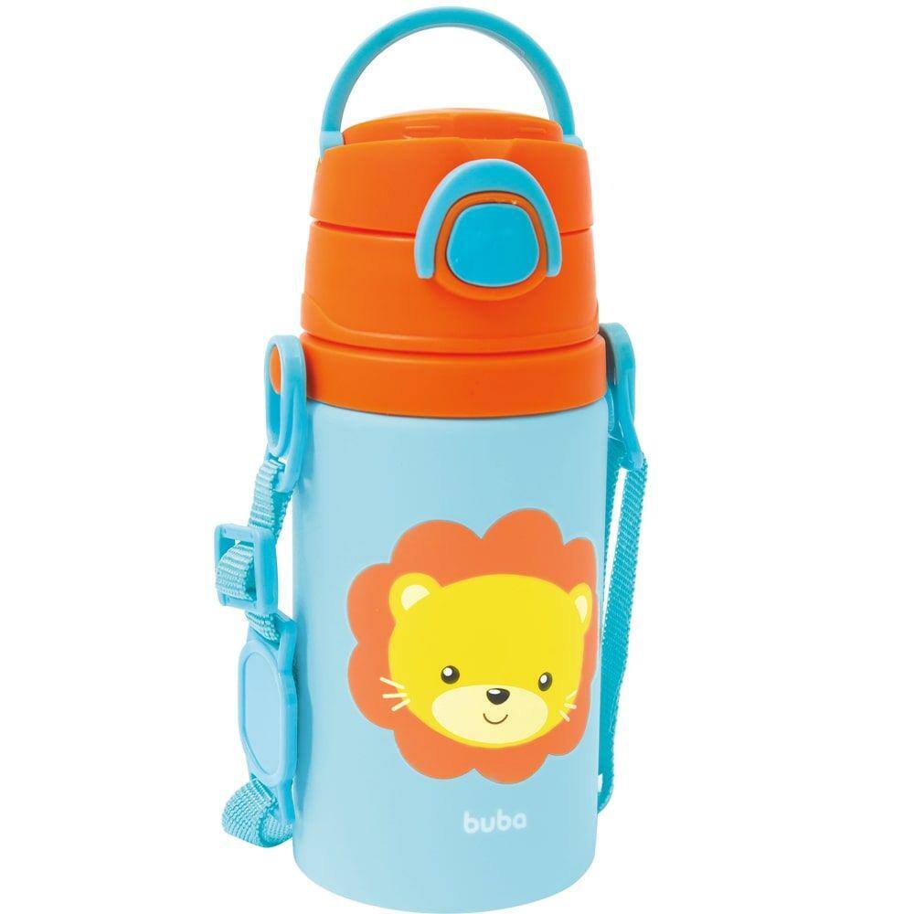 Garrafinha De Aluminio Animal Fun Leao Buba 12115
