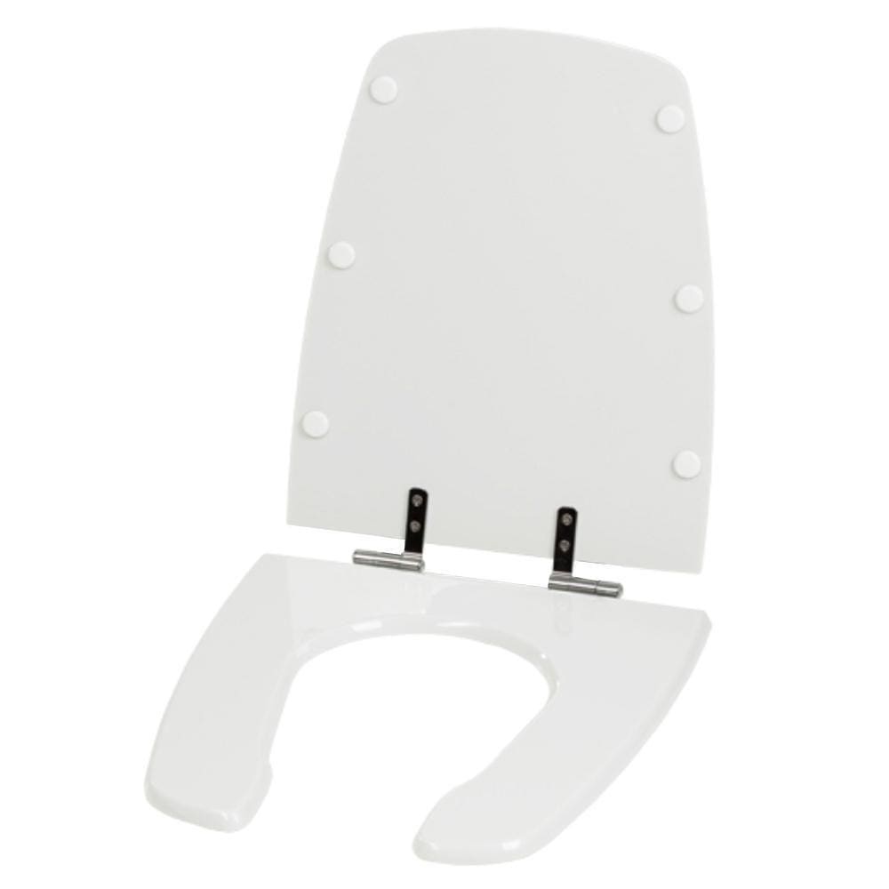 Assento Laqueado Handicapped Branco Tampa Para Vaso Celite