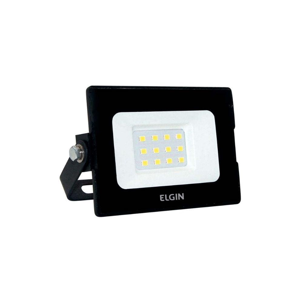 Kit 3 Projetor Led Elgin Refletor 10W 6500K Bivolt