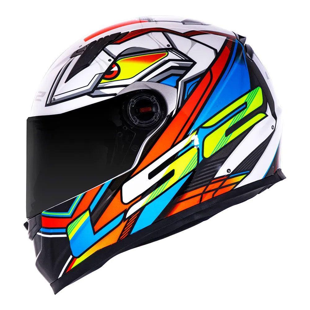 Capacete Ls2 358 Tribal Xdron Neon Orange (62)