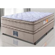 Cama Box Casal Colchão Ortopédico + Box 138x188x71 Double Face Espuma D33 Dourado