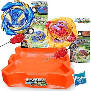 Beyblade Quad Drive Arena Dual Pack Lançadores - Hasbro