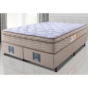 Cama Box King Colchão Ortopédico + Box 193x203x67 One Face Espuma D33 Dourado