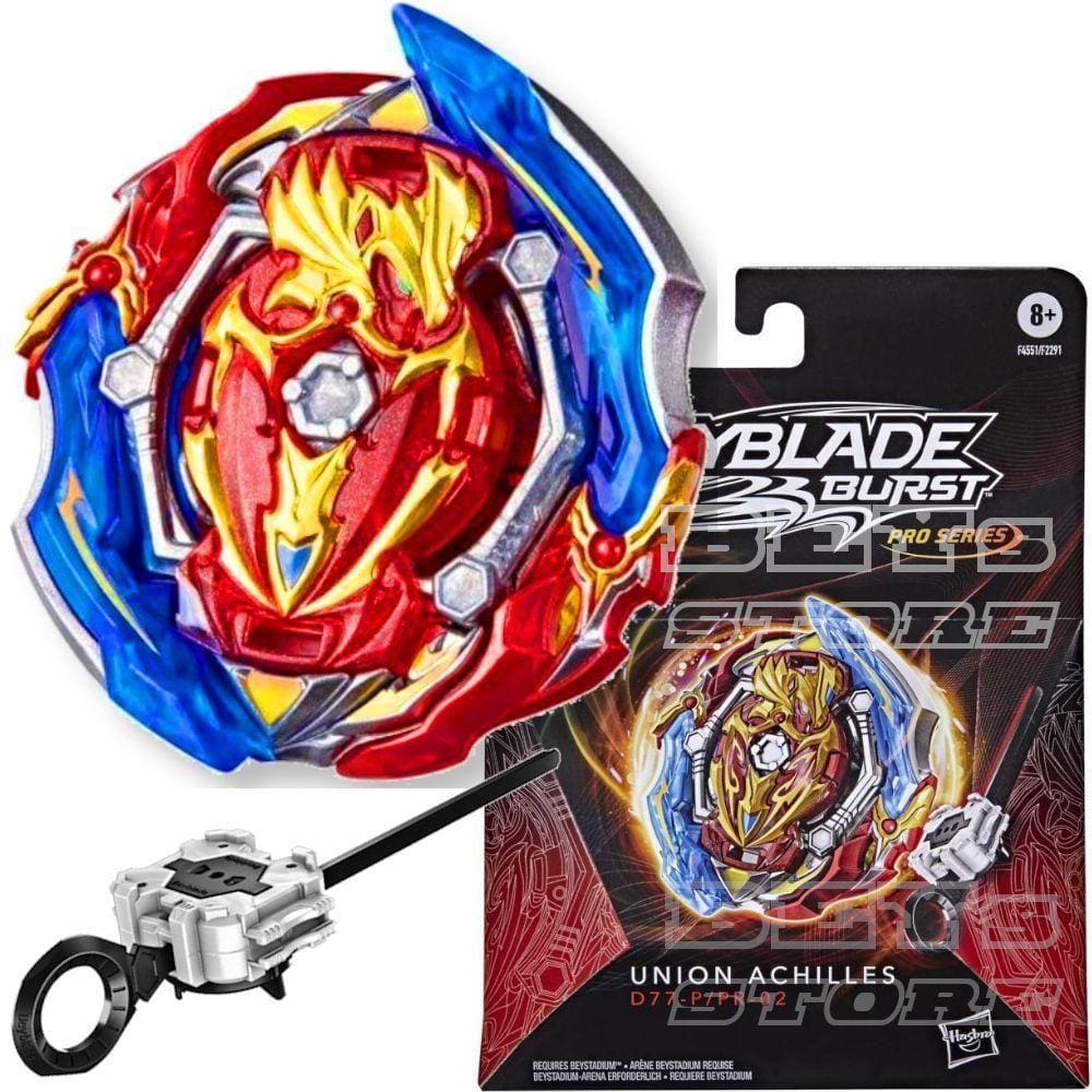 Beyblade Burst Quadstrike Zeal Achilles A8 - Hasbro - Pião de