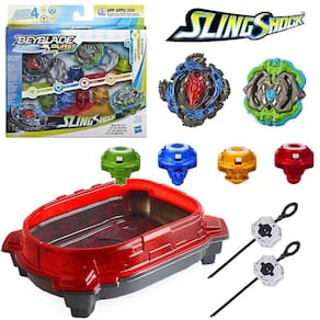 Beyblade Kit De Mestre E Arena Rail Rush - Hasbro