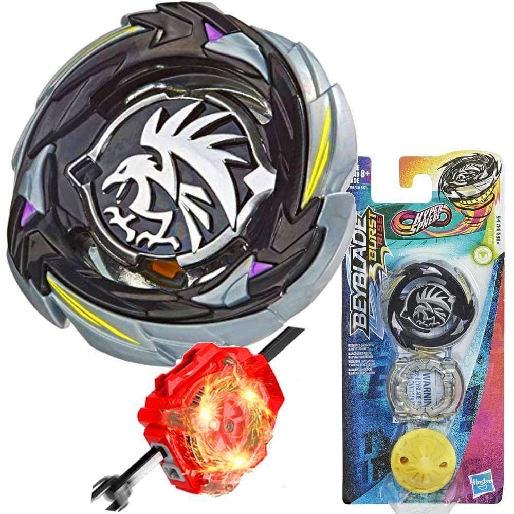 Beyblade Hasbro Morrigna M5 Lançador Superking