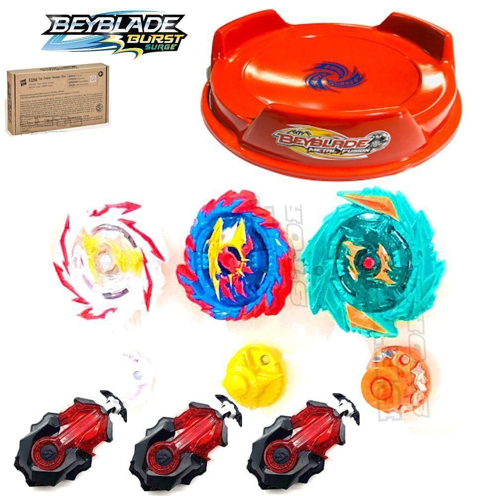 Beyblade Arena Tempest Cloud 3-pack- 3 Lançadores - Hasbro