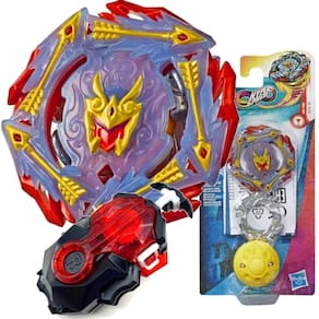 Beyblade Hasbro Rudr R5 Lançador Superking