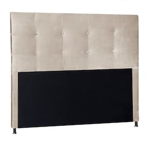 Cabeceira Berlim 1,95 Cm Cama Box King Corino Bege