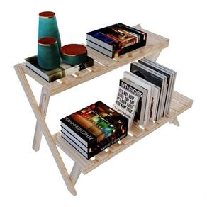 Estante Escada Prateleiras Pinus Livros