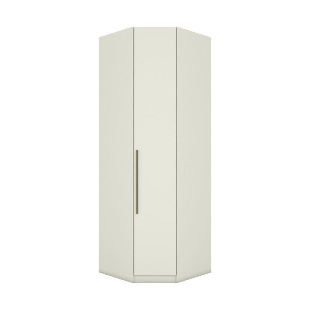 Guarda Roupa Canto Oblíquo Modulado 1 Porta Predileto Henn Areia HP