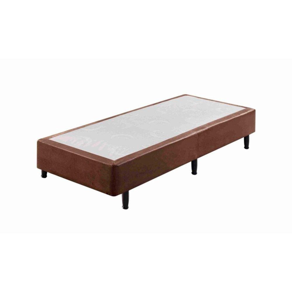 Base Box Somiê Solteiro 96x203x37cm Uni Ecoflex Marrom