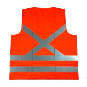 Colete De Segurança Refletivo Laranja com Bolso TAM M CR-L1-M IMBAT