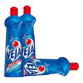Veja Multiuso Tradicional 500Ml Limpeza Geral  3Und