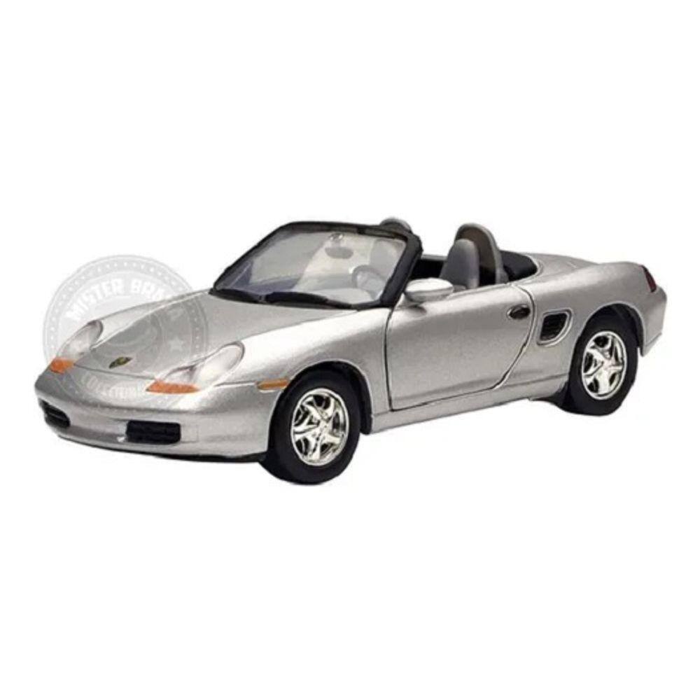 Porsche Boxster Miniature échelle 1:18 – Maisto – Gris Métallisé – Neuve Sous Blister