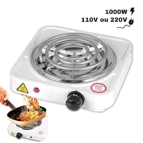 Fogão Elétrico 1 Boca Portátil Espiral 1000W Fogareiro 110V