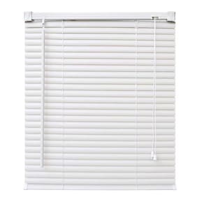 Persiana Horizontal PVC Branca 100 (L) x 160 (A) Lâminas Resistentes Flexíveis C/ Kit de Instalação