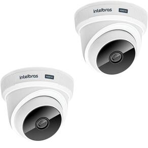 Kit 2 Câmera Dome Resolução Hd 720P Vhc 1120 D Intelbras