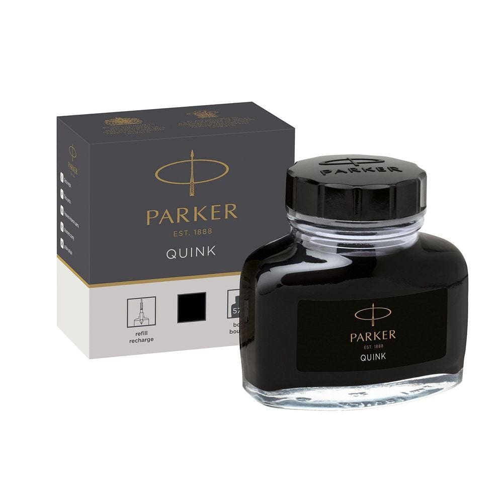 Tinta Para Caneta Tinteiro Parker Preta 57Ml