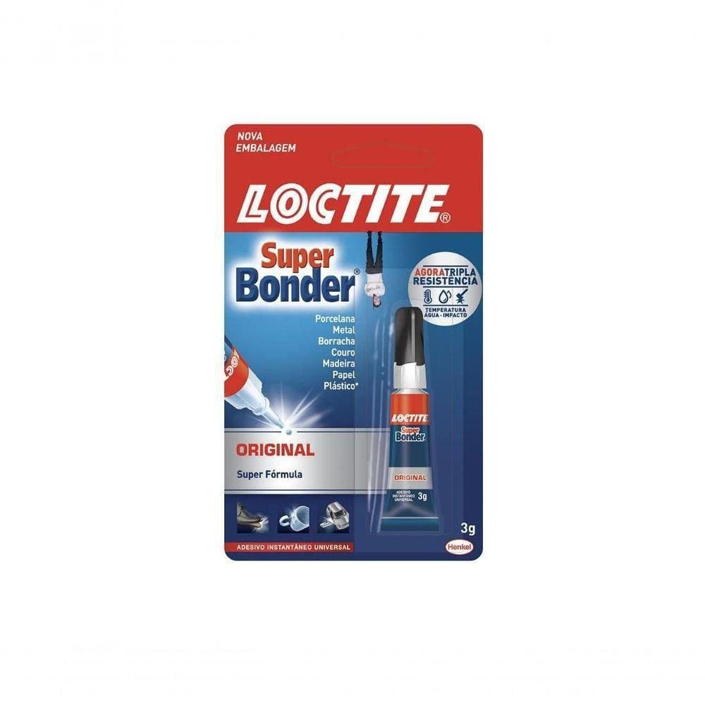 Cola Super Bonder 3g Blister C/6pcs