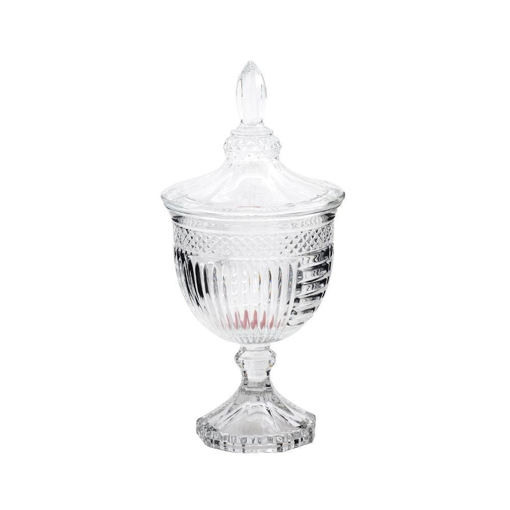 Bomboniere Jaca Transparente Vidro 24,5Cm - Wincy