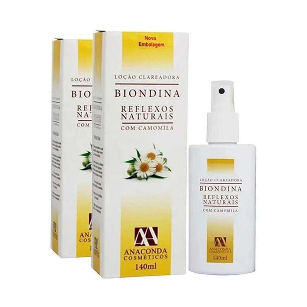 Clareador Anaconda Biondina Super 140ml - 2 Unidades