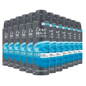 Kit Desodorante Aerosol Dove Men Care Cuidado Total 89g/150ml - 12 Unidades