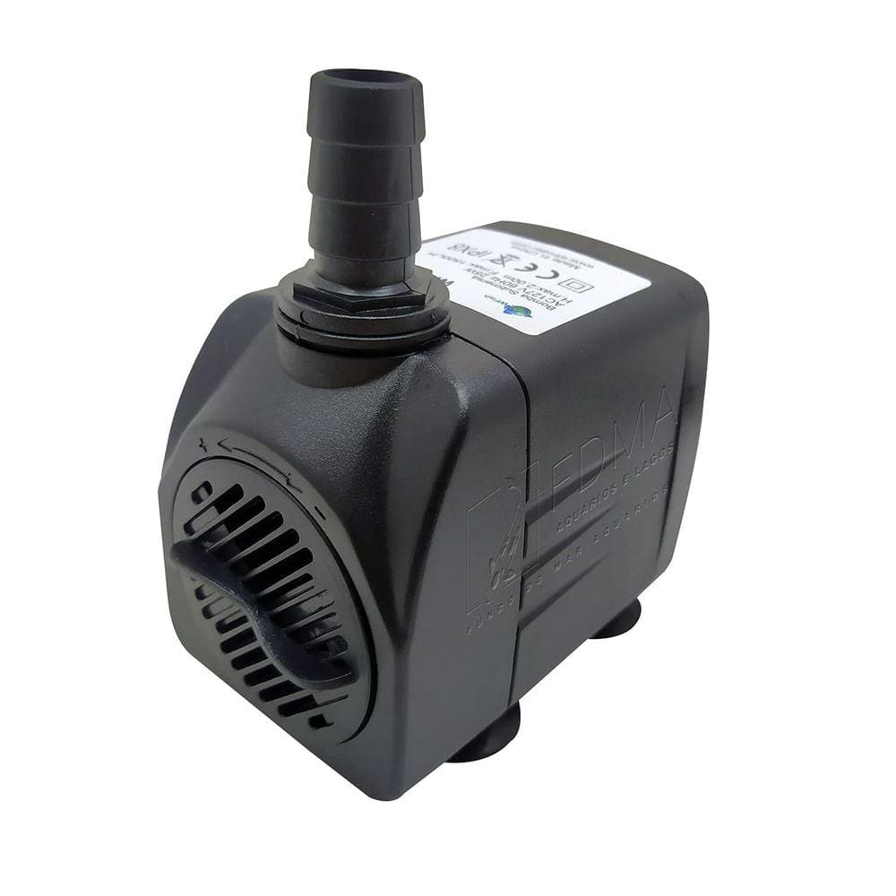 Bomba Submersa Wfish WF 1000  para Aquários e Fontes 1000L/H