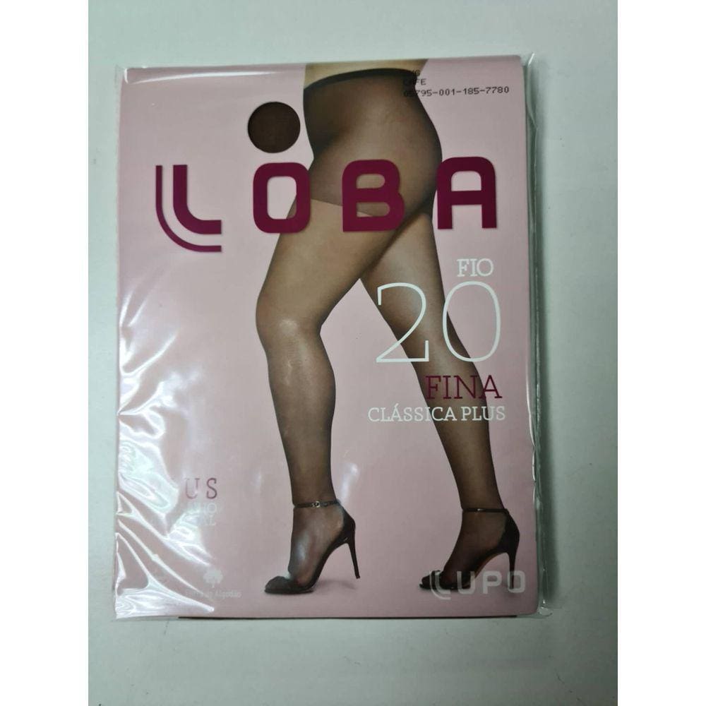 Meia Calça Plus Size Fio 20 Lupo Loba 5795, Tamanho:XXG.
