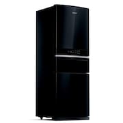 Geladeira Brastemp Inverse 3 Frost Free 419 litros cor Preta com Freeze Control Pro BRY59CE