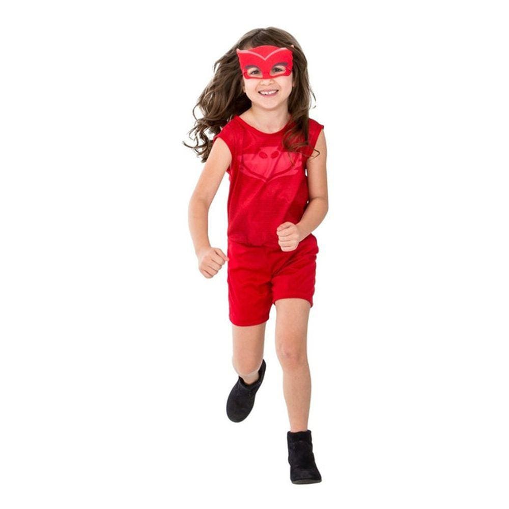 Fantasia Pj Masks Menina Corujita Owlette Regata Pjmasks